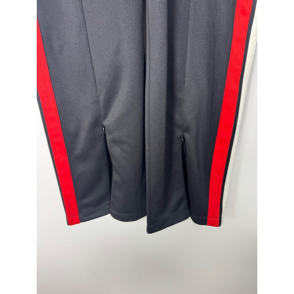 Athleisure Wild Fable Womens Medium Track Pants Black Red White Side Stripe New - Picture 10 of 12